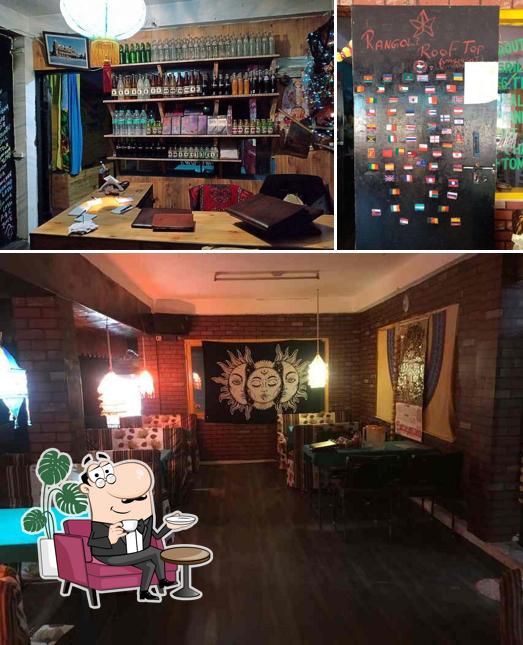 The interior of Rangoli