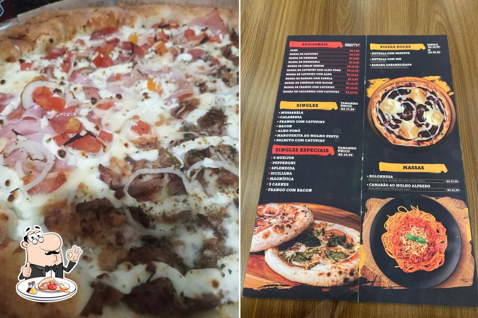 No Roger's Pizza - Pizzaria no Horto Ipatinga, você pode degustar pizza