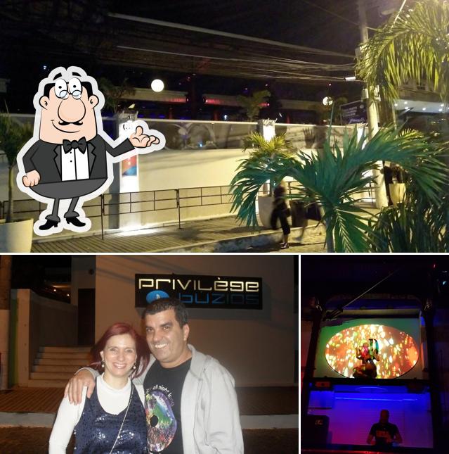 O interior do Privilège Búzios