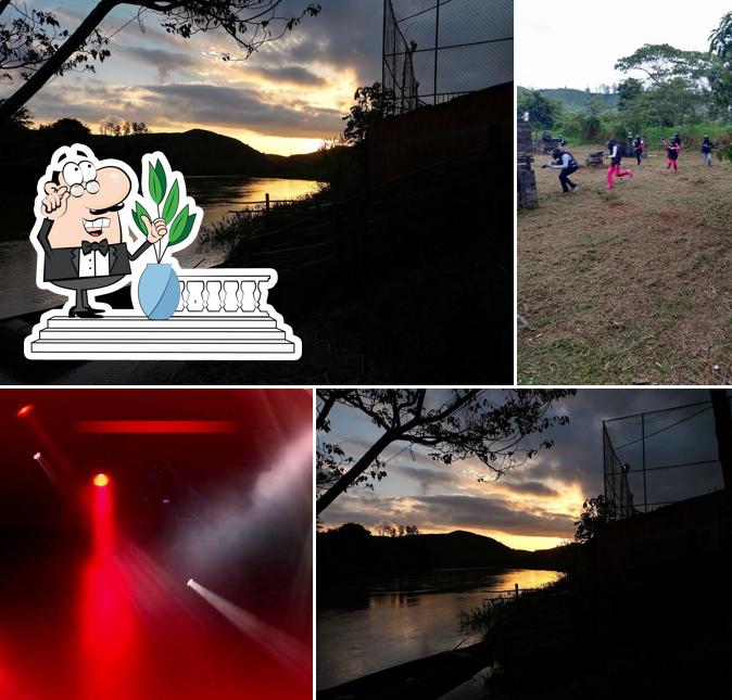 Você pode espairecer no exterior Arena Paintball Pub