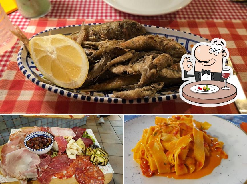 Platti al Osteria Villa Rugantino