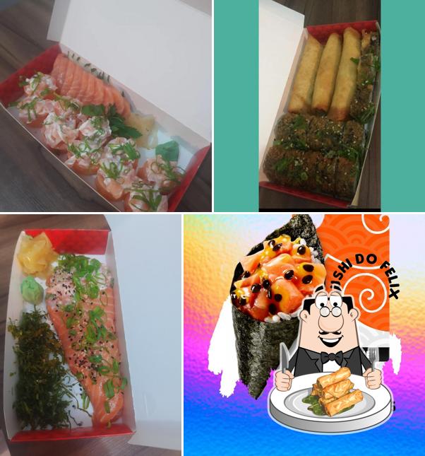 Rolinho primavera em Sushi do felix