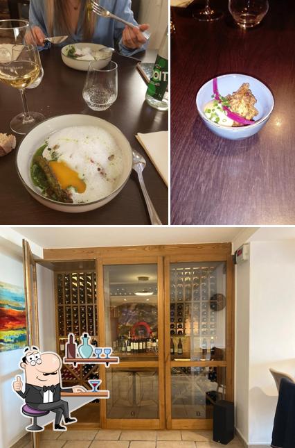 L’image de la intérieur et boisson de L' entre deux’s