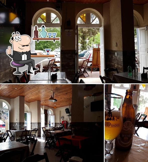 Esta é a ilustração mostrando interior e cerveja no Restaurante e Petiscaria Dom Sabor
