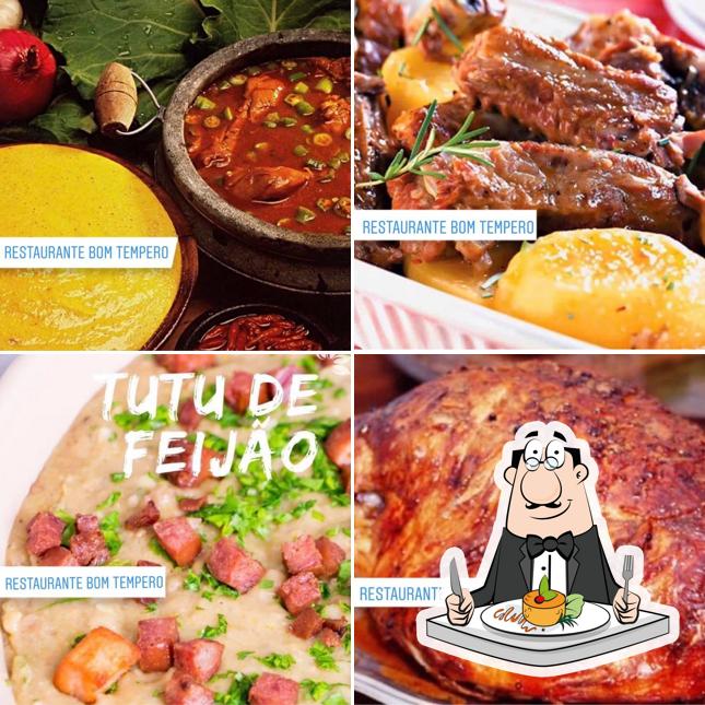 Comida em Restaurante Bom Tempero