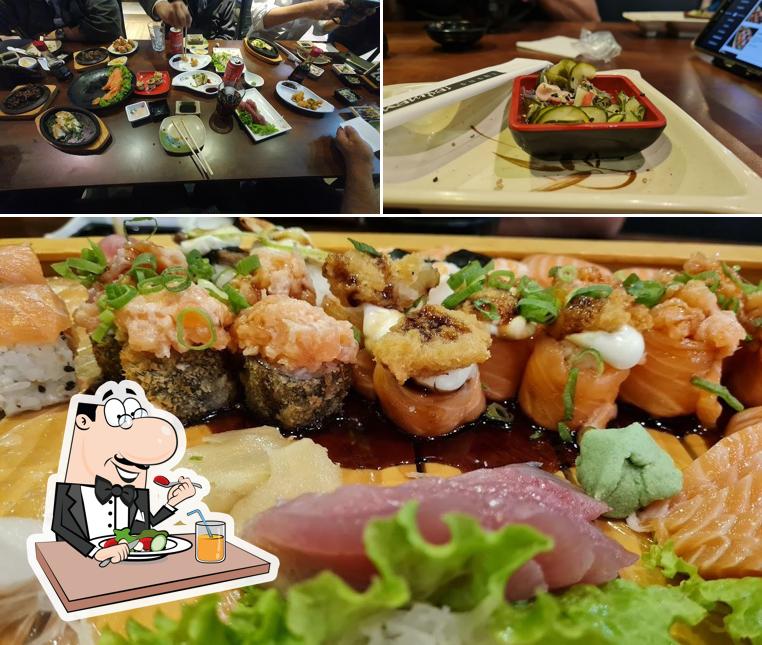 Comida em China Cook & Kampai Sushi