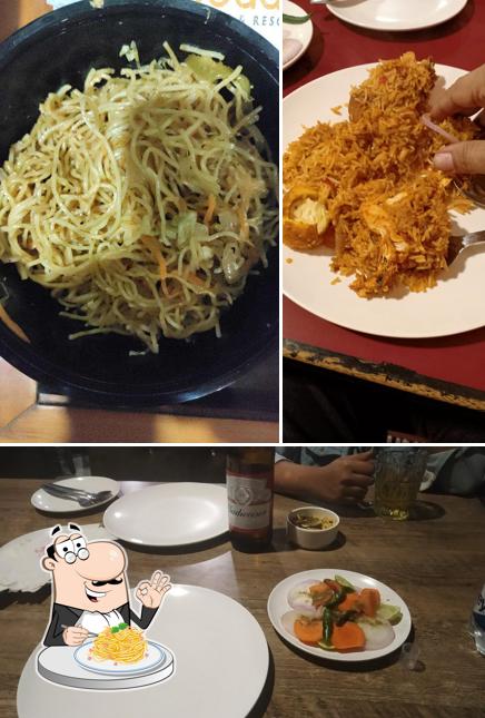 Spaghetti carbonara at Simla Bar & Restaurant Best Party Place