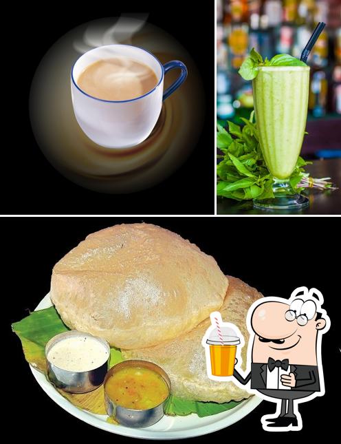 Enjoy a beverage at BEROJGAR DHABA