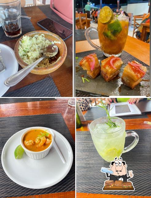 Rolos de lagosta em DOM FERREIRO PARRILLA E MAR