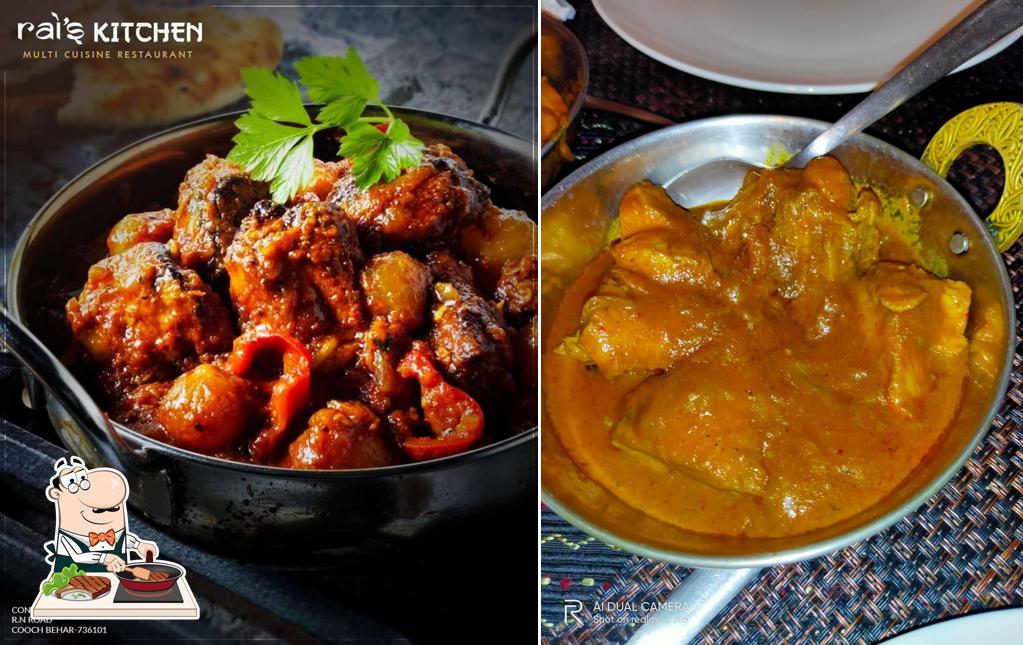 Meat meals are available at Rais Kitchen