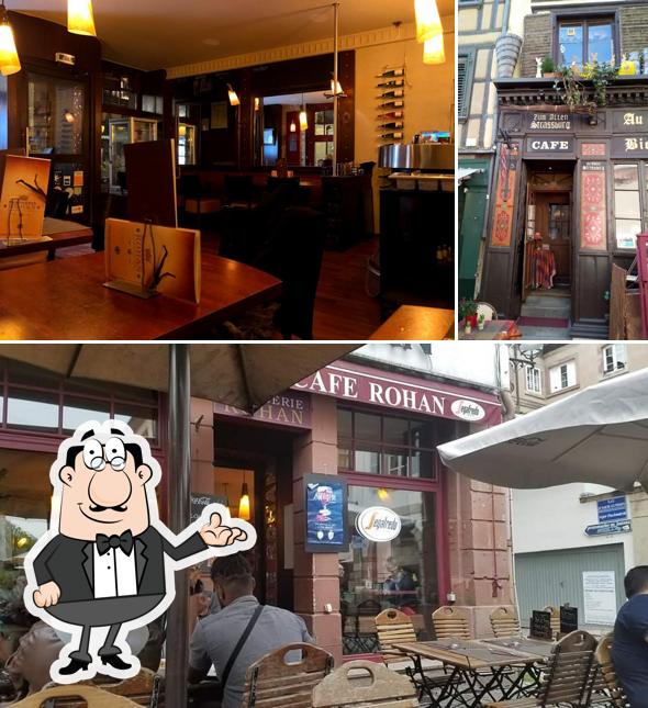 Installez-vous à l'une des tables de Café Rohan