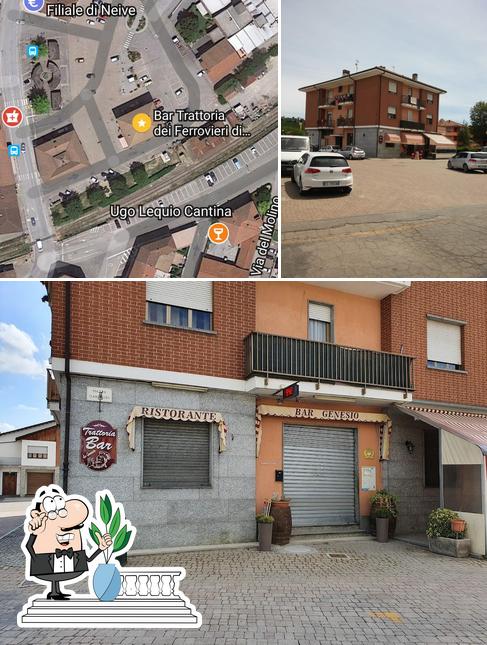 Gli esterni di Trattoria dei Ferrovieri