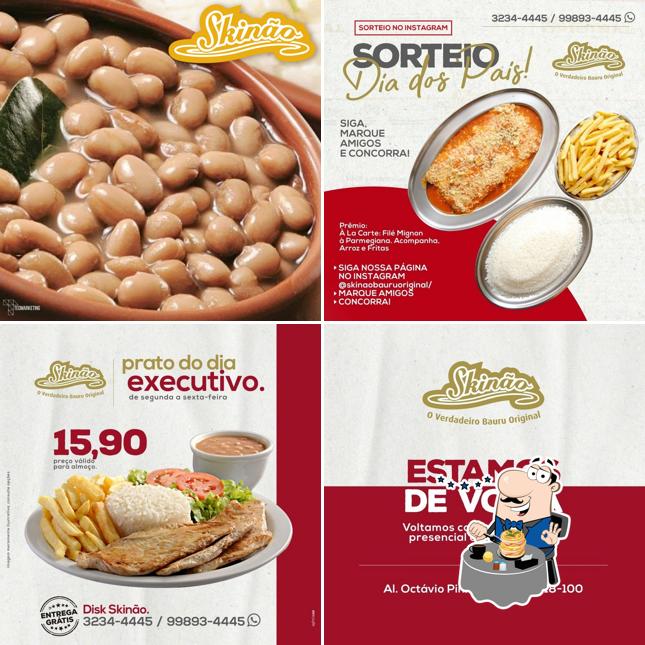 Comida em Skinão - O verdadeiro Bauru