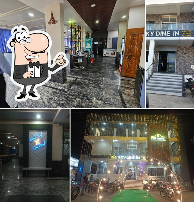 The exterior of Sky Dine-In (Restaurant, Lodging & Party Hall)