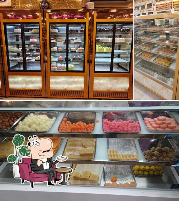 The interior of Shree Vigneshwara sweets & bakes