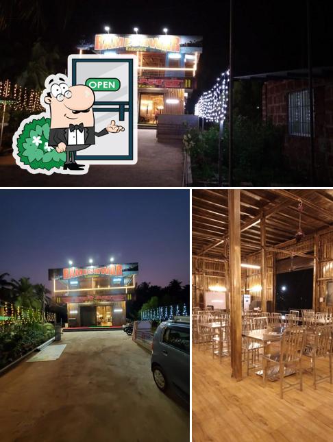 This is the image displaying exterior and interior at Rameshwar Restaurant
