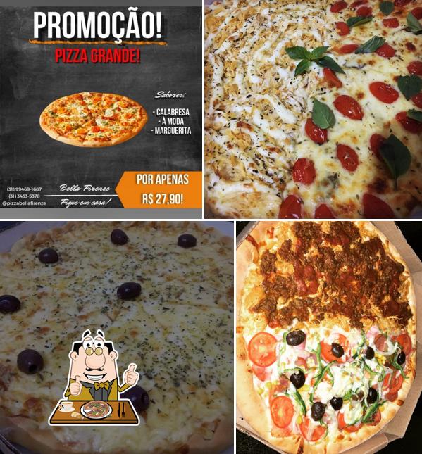 No PIZZARIA NOVA BELLA FIRENZE, você pode provar pizza