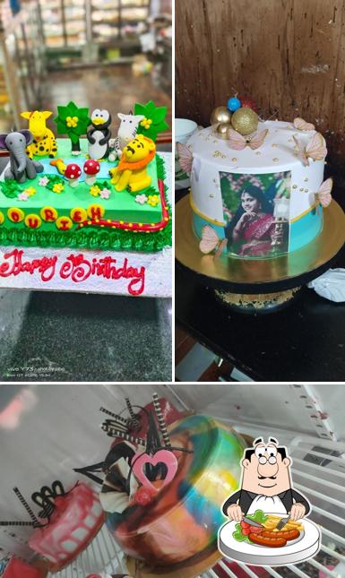 Food at Neha's The Cake factory and Sweets