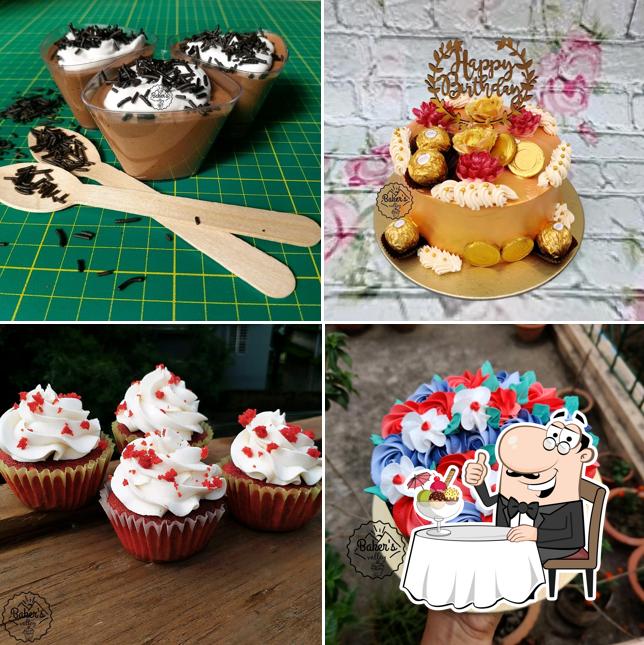 Baker's Valley serves a selection of sweet dishes