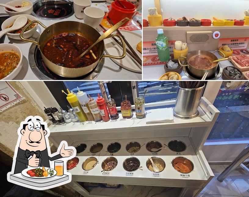 Nourriture à YUXIANGTING-buffet à volonté 御香亭旋转自助火锅