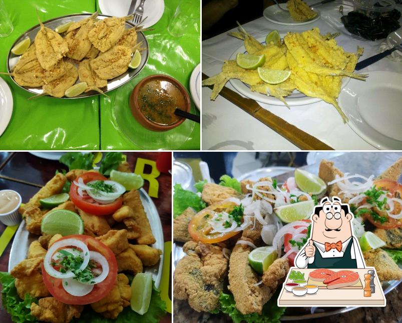 Peixe e fritas em Bar do Temporal