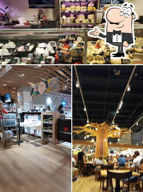 Tra le varie cose da Sapori & sorrisi Spazio Conad si possono trovare la interni e cibo