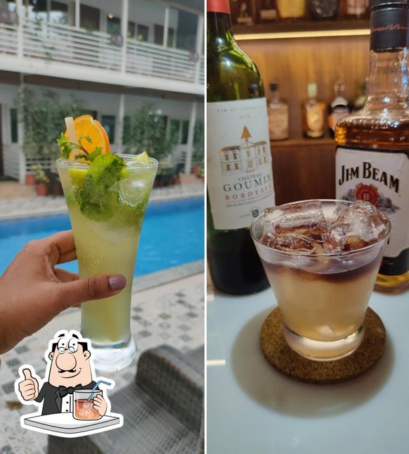 Order a drink from the menu