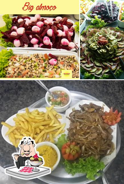 Big Point - Bar & Restaurante provê uma gama de pratos doces