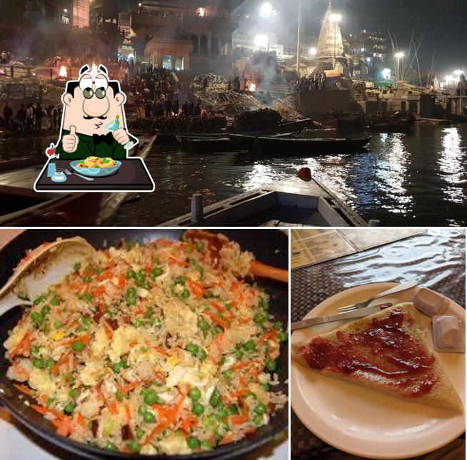 The picture of food and exterior at Apex The Ganges View Restaurant