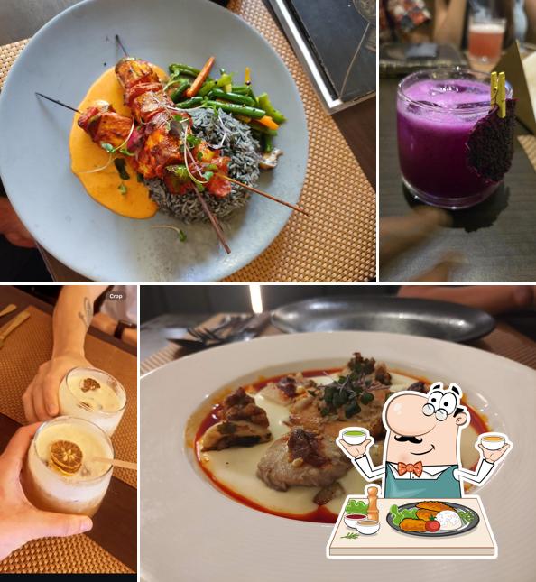 Food at Miri Global Fusion Dining Miramar, Panjim