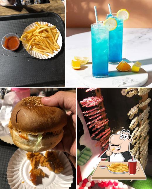 French fries at Mr. Tea Cafeteria & Restautant