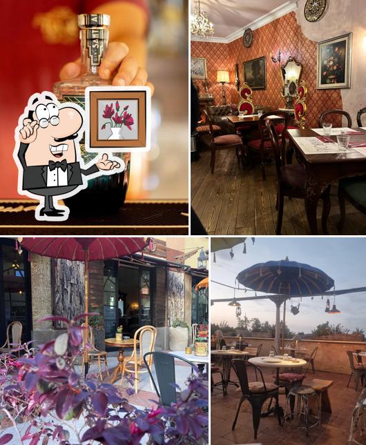 Installez-vous à l'une des tables de RARO FRASCATI