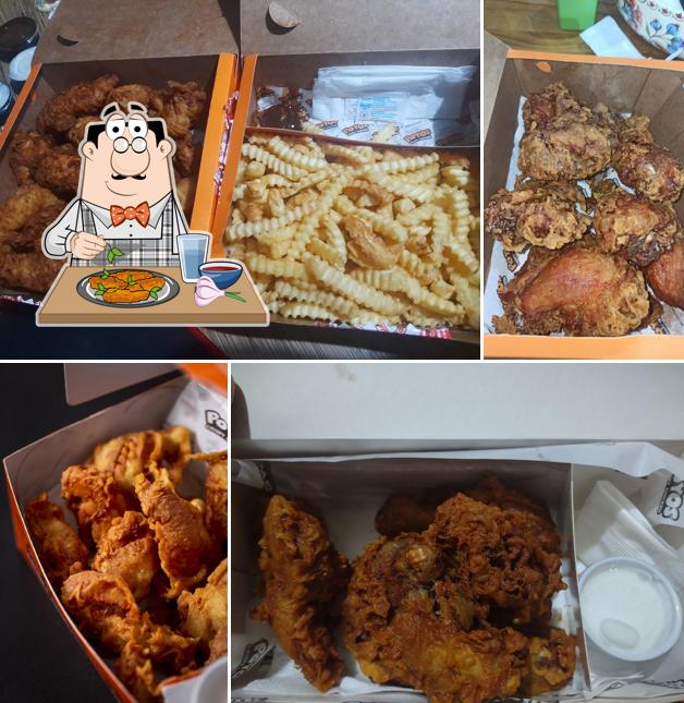 Asas de frango em Poyos - Frango Frito - Atuba