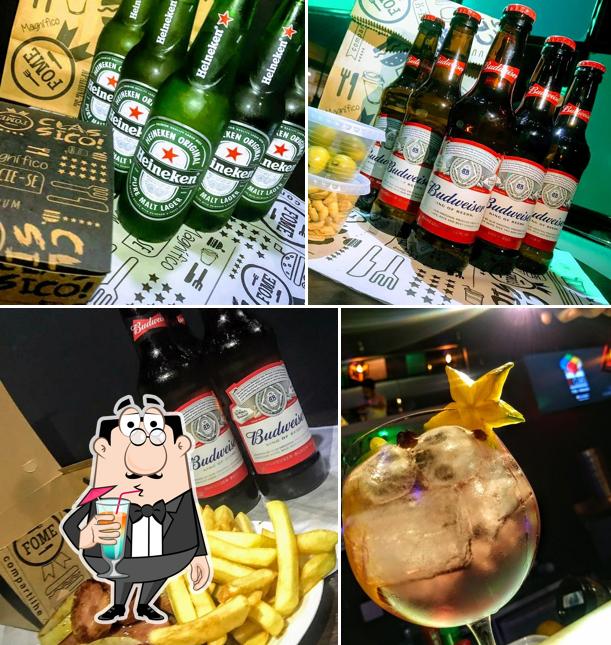 Escolha uma bebida do menu