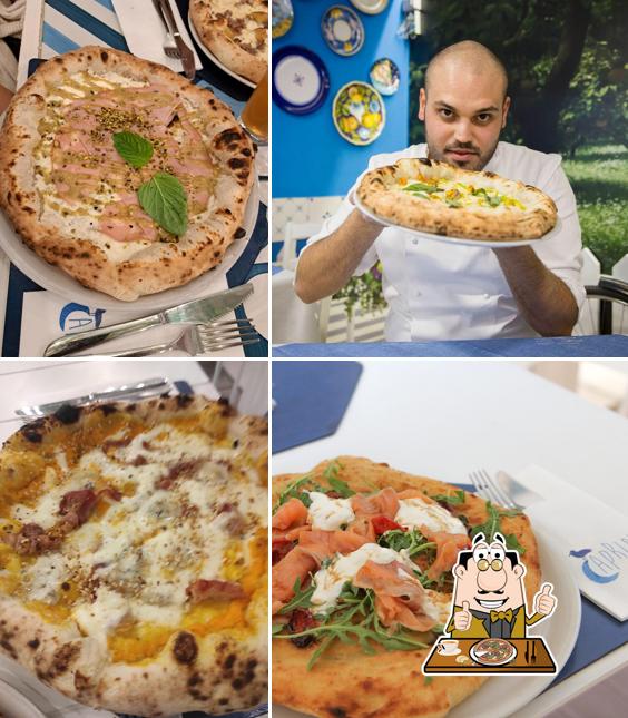 A Capri Blu Pizzeria & Bistrot - Torre Annunziata, puoi goderti una bella pizza