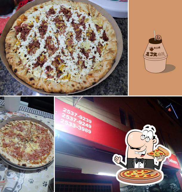 No PIZZARIA BOM SABOR CUPECE, você pode provar pizza