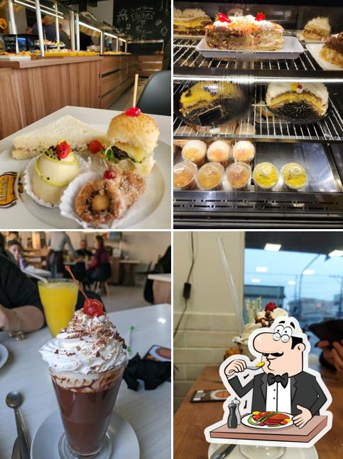 Mousse de chocolate em Padaria e Confeitaria Modelo