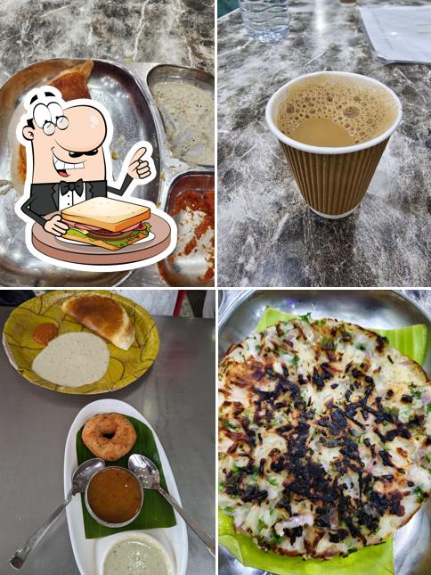 Grilled cheese sandwich at Mulbagal Dosa Corner