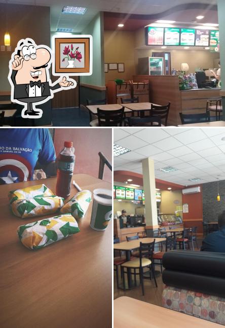 Veja imagens do interior do Subway