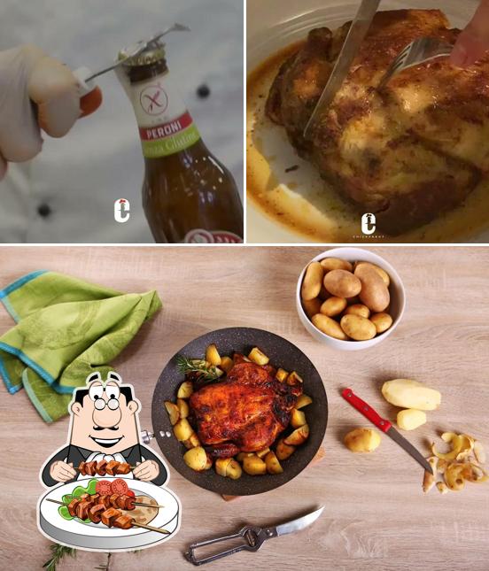 Dai un’occhiata alla immagine che raffigura la cibo e birra di Chickenbot Roma