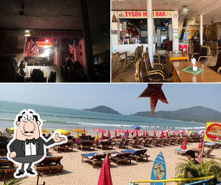 Take a seat at one of the tables at Tyson Place China Town Bar and Restaurant