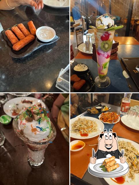 Spring rolls at Tandoori Tribes & The Falooda Shop Karaikudi