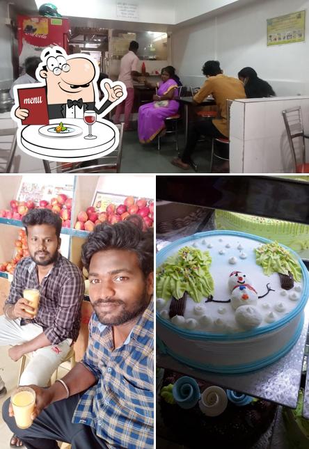 Among various things one can find food and interior at Sriram Sweets and cakes