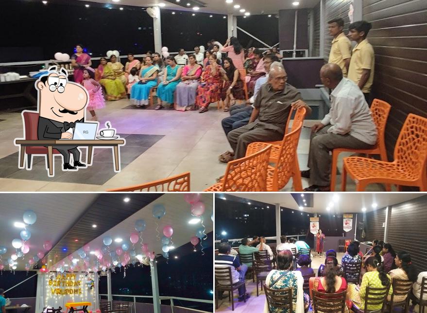 The interior of Ruchi Harsh Restaurant And Snack