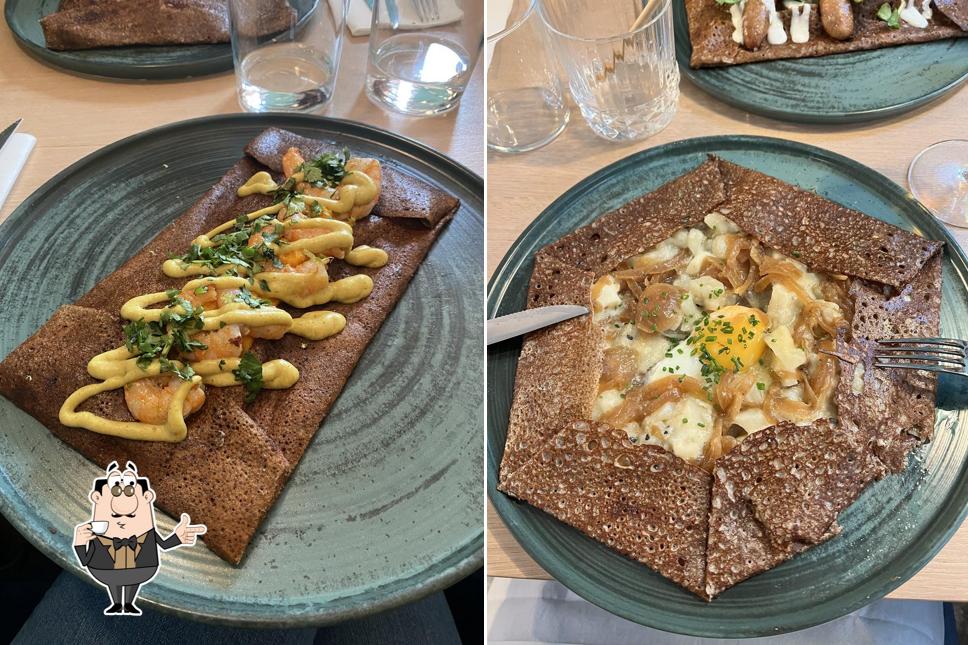 Crêperie Les Voiles Rouges sert une sélection de boissons