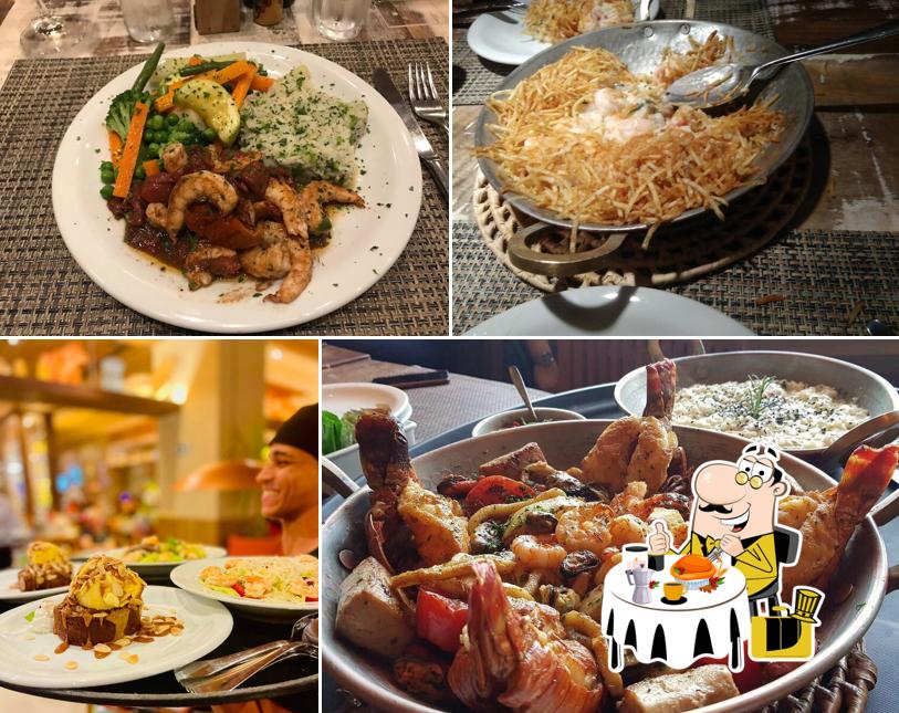 Platos en Restaurante Camarada Camarão