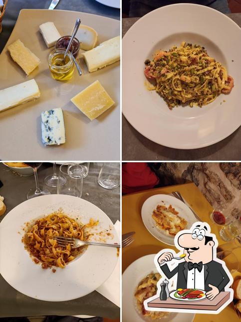 Tagliatelle al Trattoria Il Gatto e La Volpe