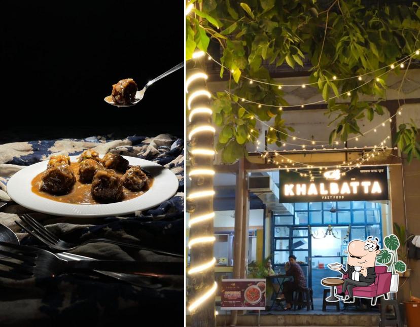 The interior of Khalbatta Fast Food