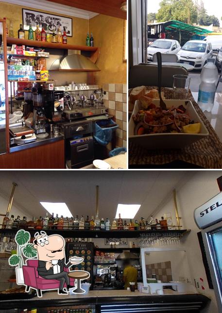 Tra le diverse cose da Nice Bar si possono trovare la interni e cibo