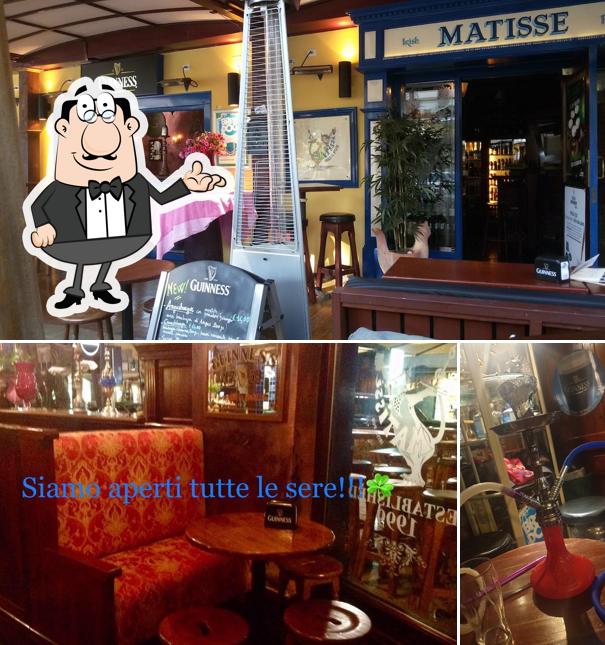 Dai un'occhiata agli interni di Matisse Irish Pub